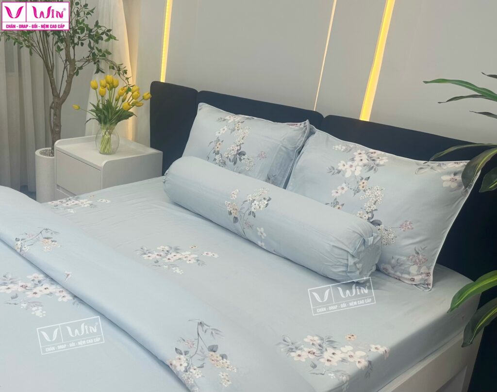 Bộ drap lụa cao cấp Tencel Super Win Thắng Lợi
