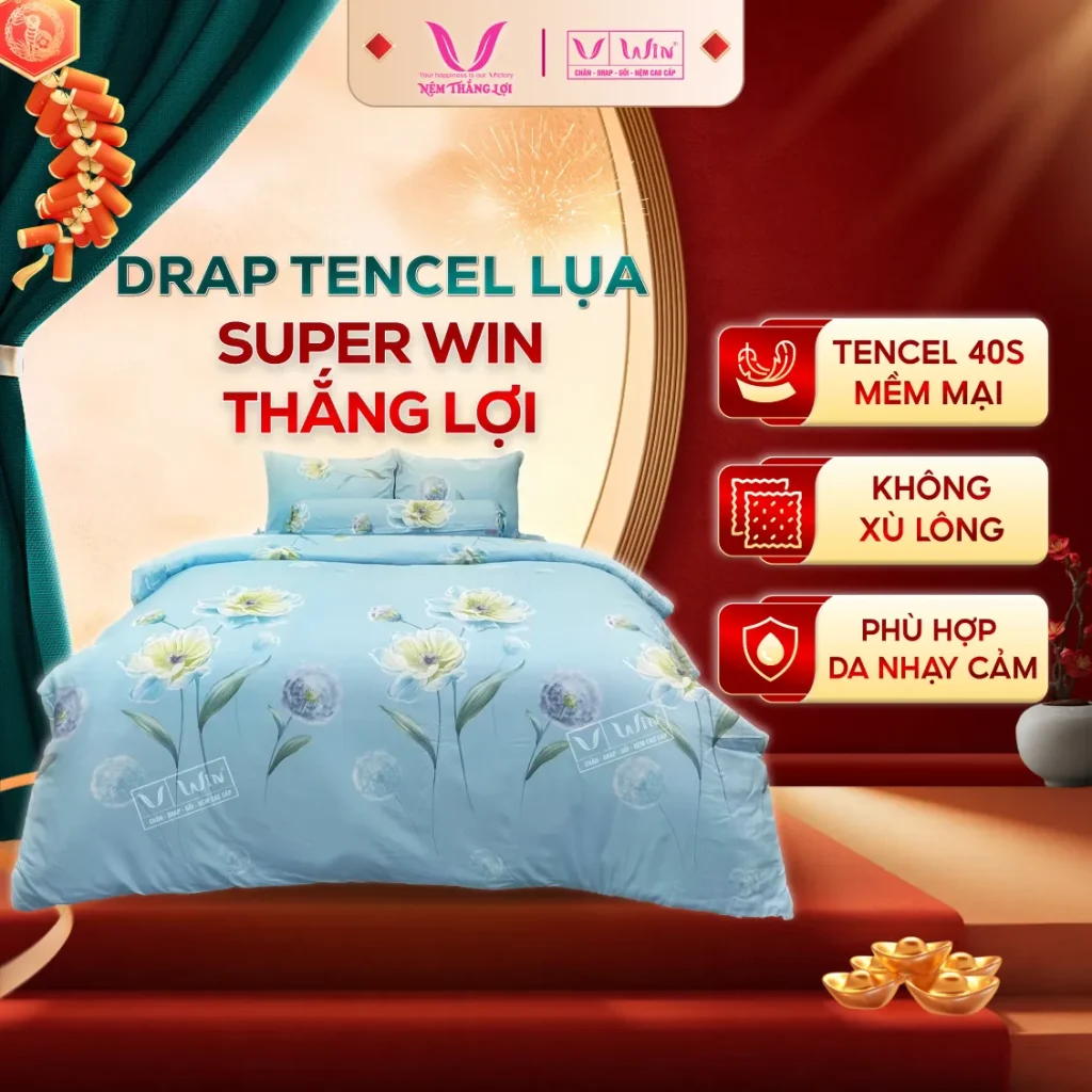 Drap Tencel Lụa Cao Cấp Super Win Thắng Lợi
