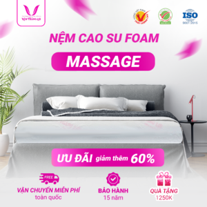 Nệm Cao Su Foam Massage