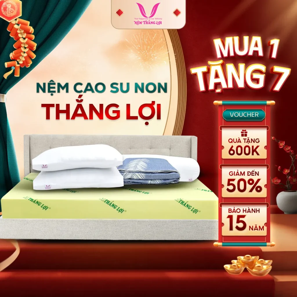 Nệm Cao Su Non Thắng Lợi