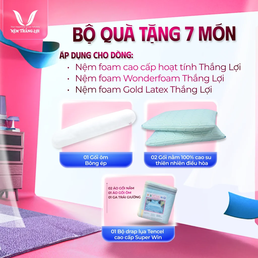 Nệm Cao Su WonderFoam Thắng Lợi