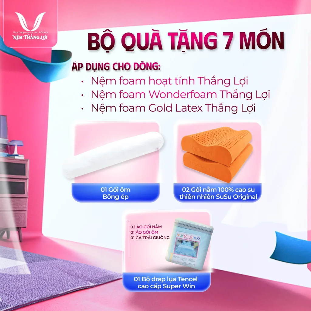 Nệm Cao Su WonderFoam Thắng Lợi