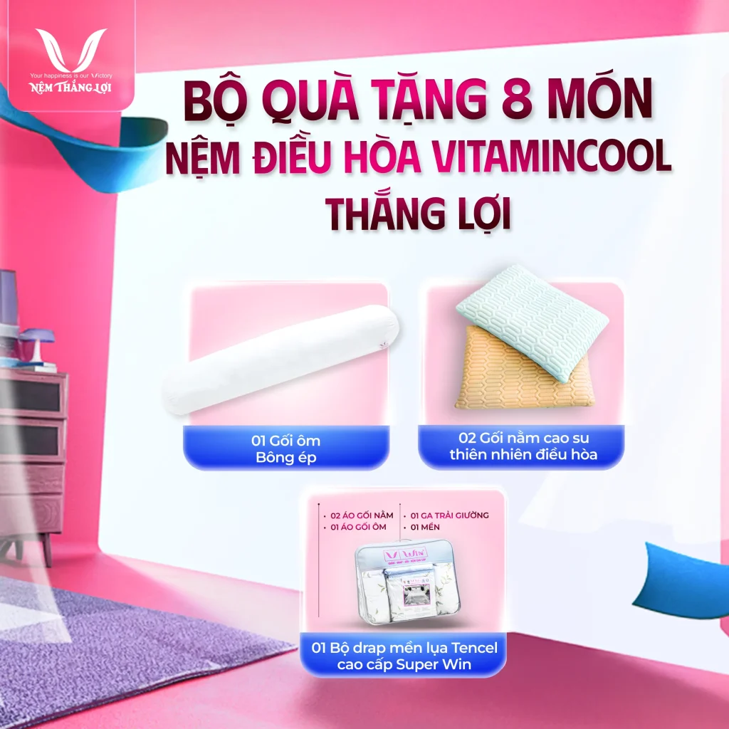 Nệm Điều Hòa Thắng Lợi Vitamin Cool