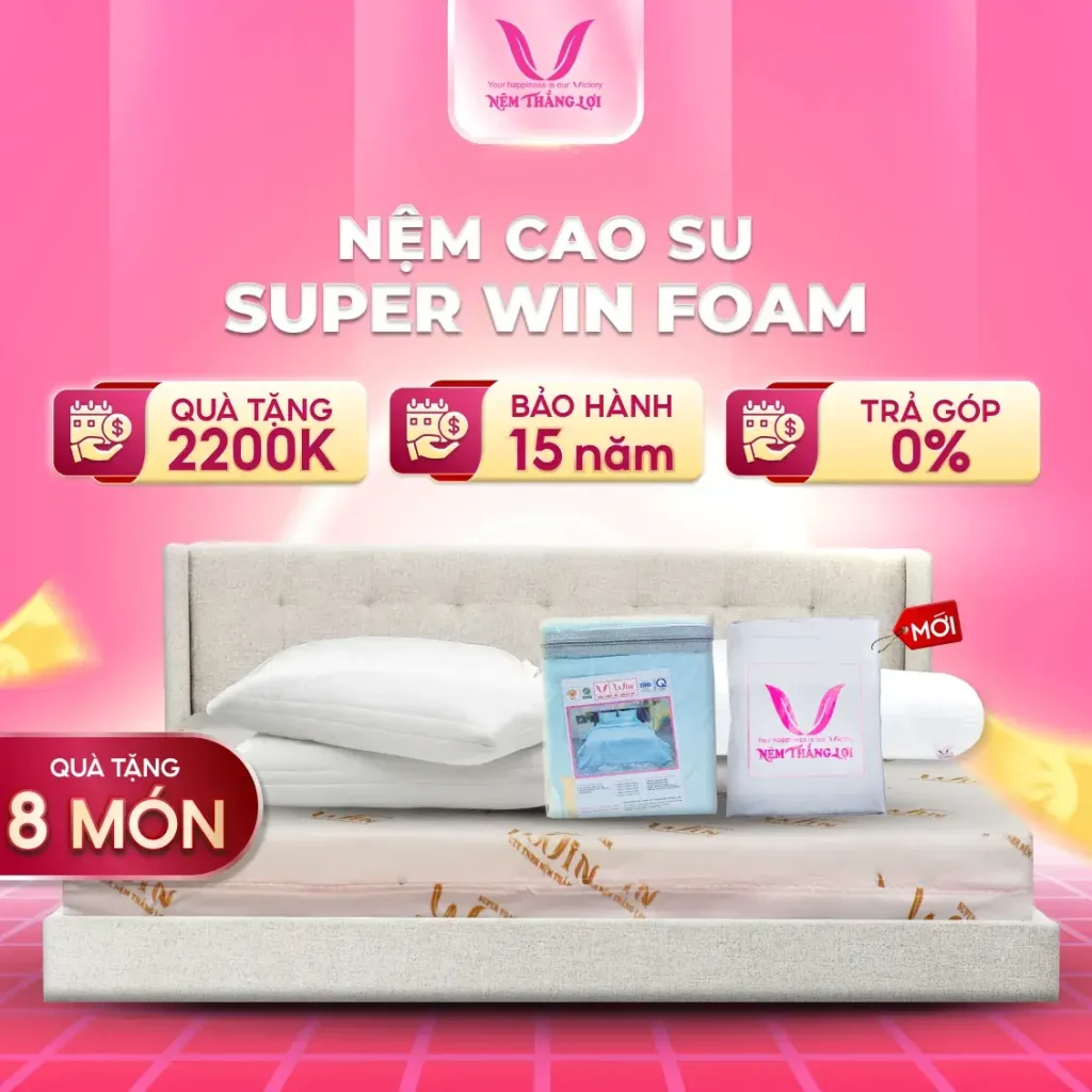 NỆM CAO SU SUPER WIN FOAM THẮNG LỢI