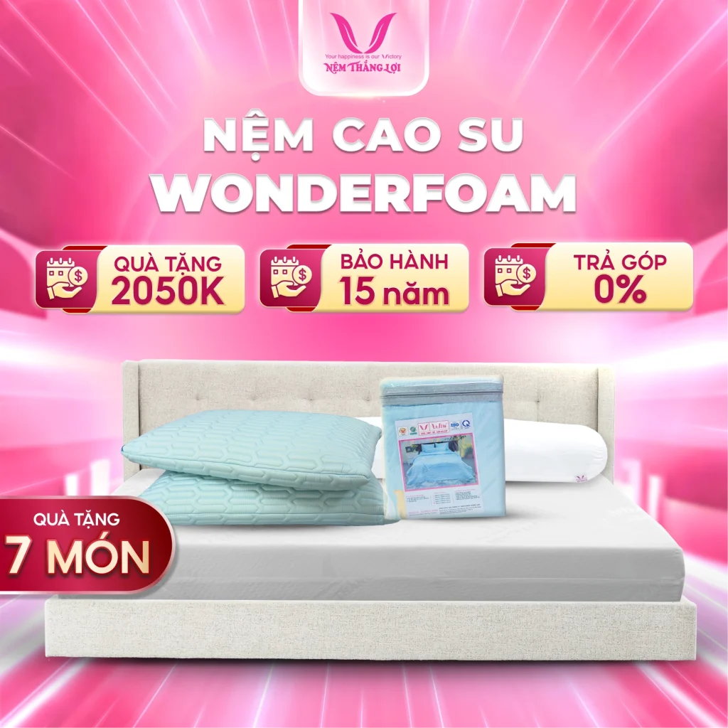 Nệm Cao Su WonderFoam Thắng Lợi
