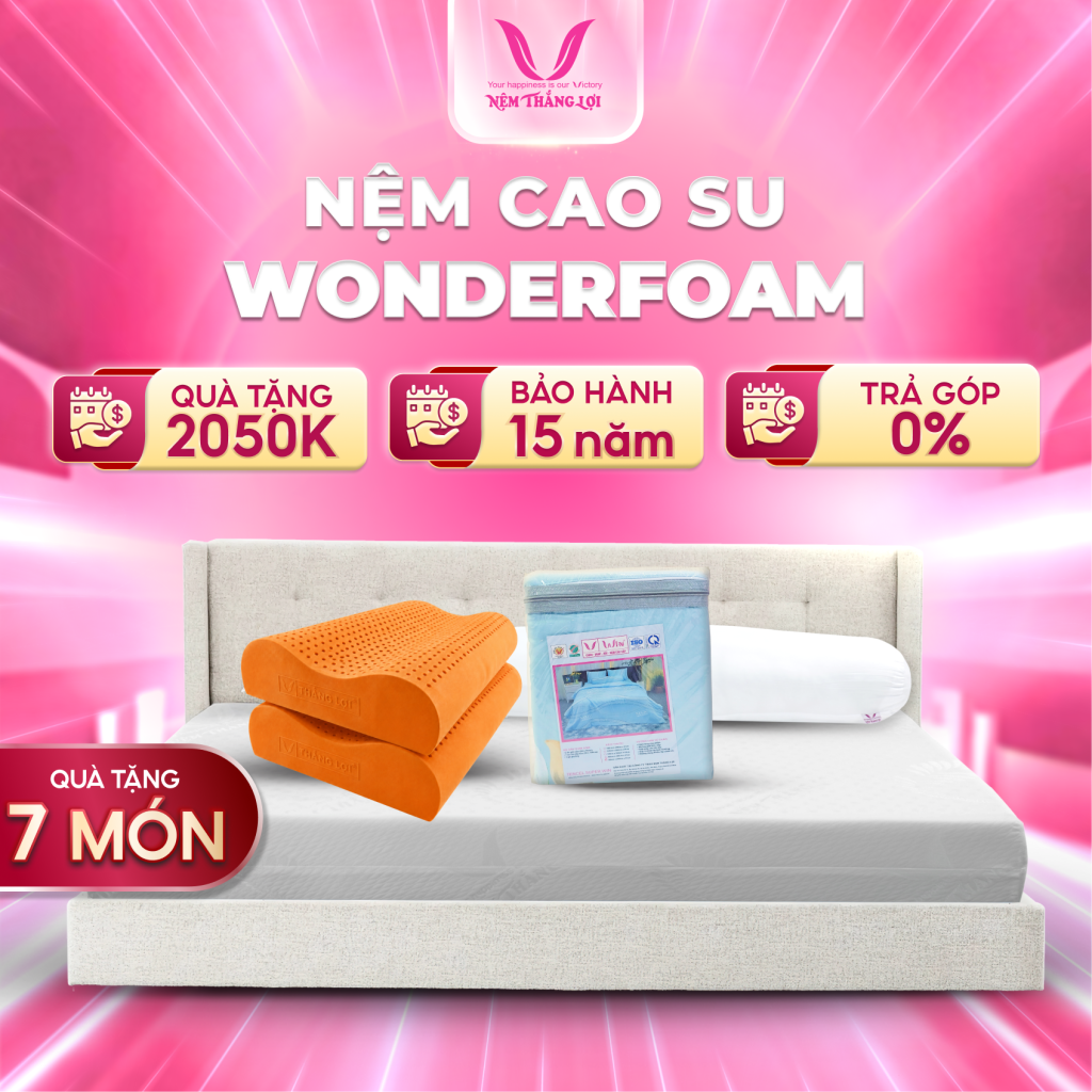 Nệm Cao Su WonderFoam Thắng Lợi