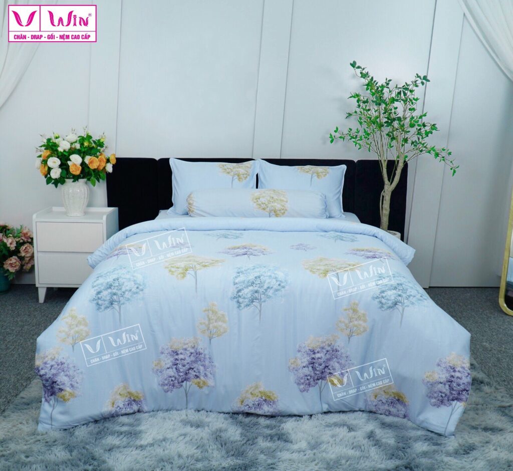 Drap Mền Tencel Lụa Cao Cấp Super Win Thắng Lợi 006