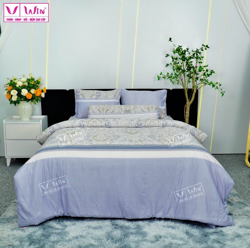 Drap Mền Tencel Lụa Cao Cấp Super Win Thắng Lợi 021