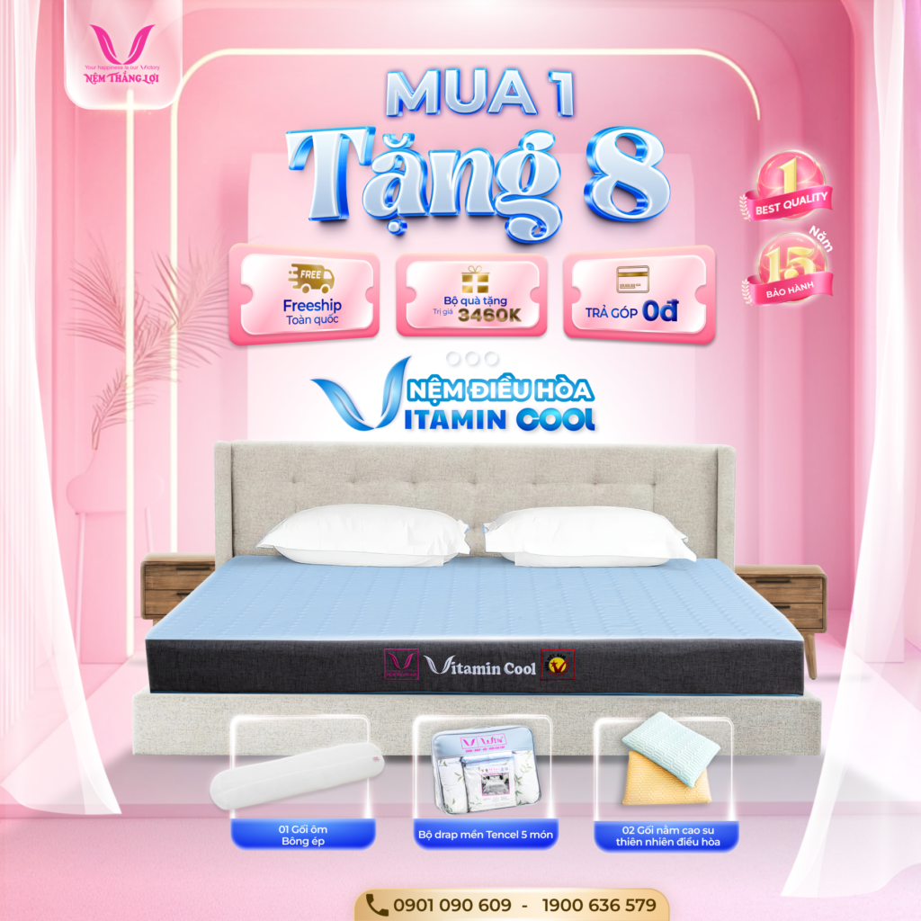 Nệm Điều Hòa Thắng Lợi Vitamin Cool