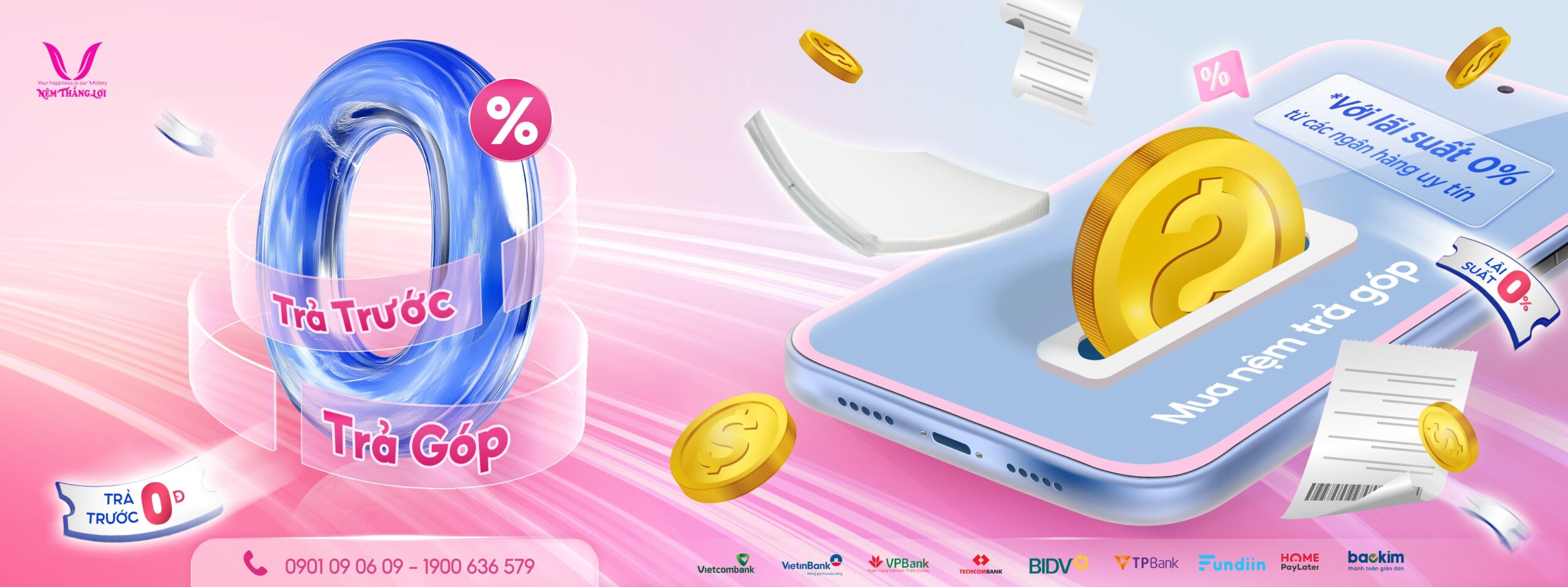 Trả góp lãi suất 0%