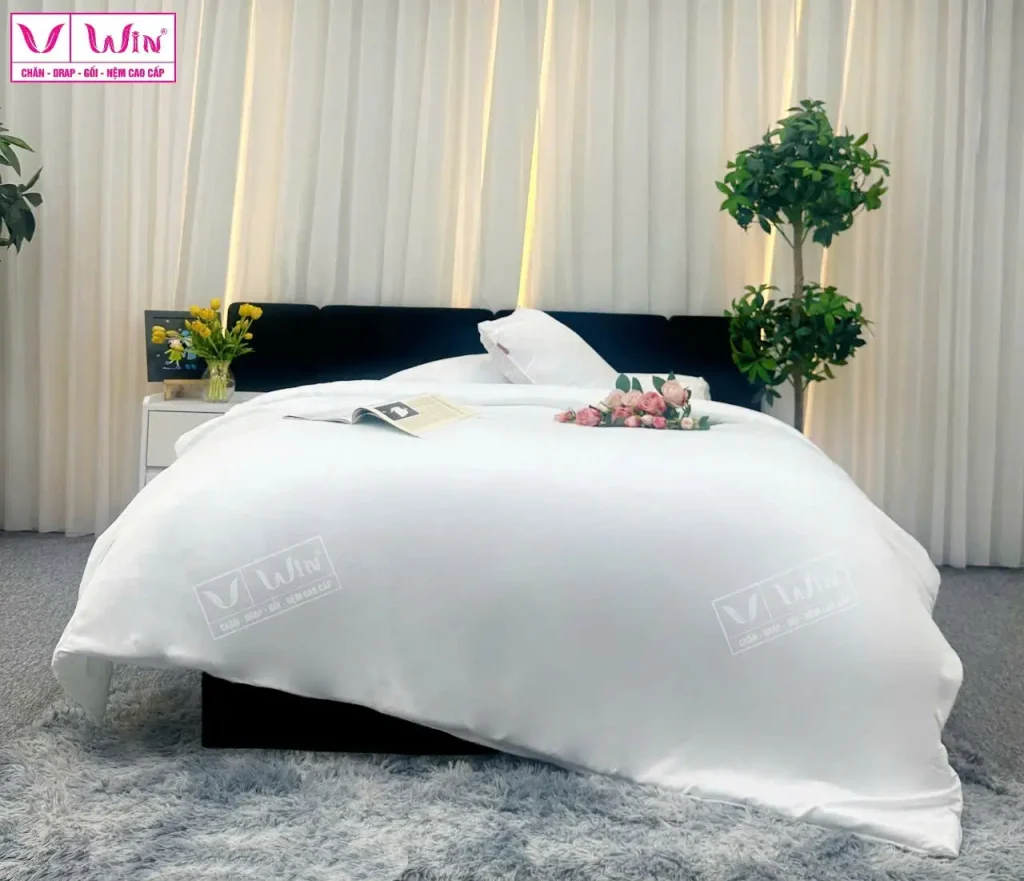 Drap Tencel Lụa Đơn Sắc Cao Cấp Super Win Thắng Lợi TL005