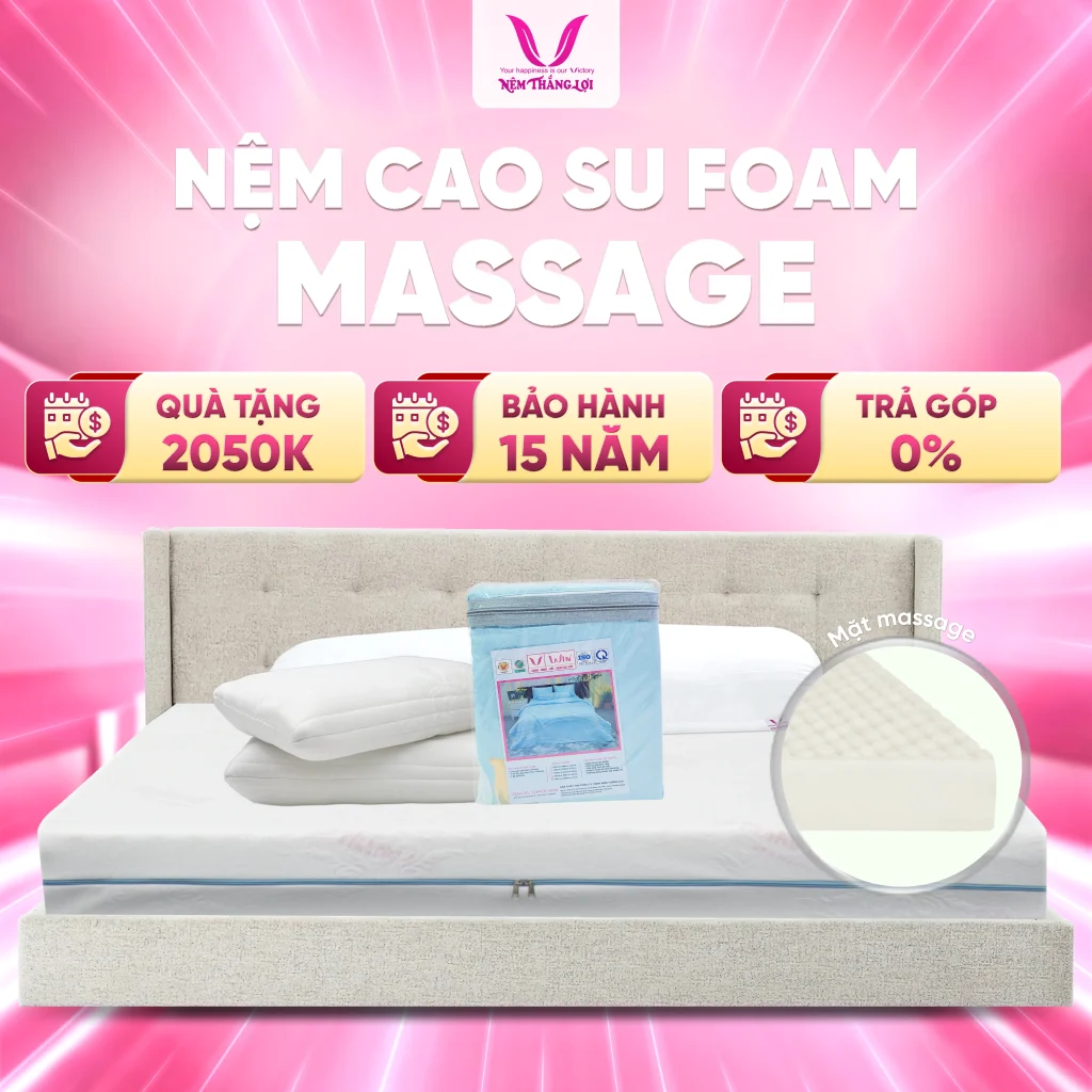 Nệm Foam Cao Cấp Massage Thắng Lợi