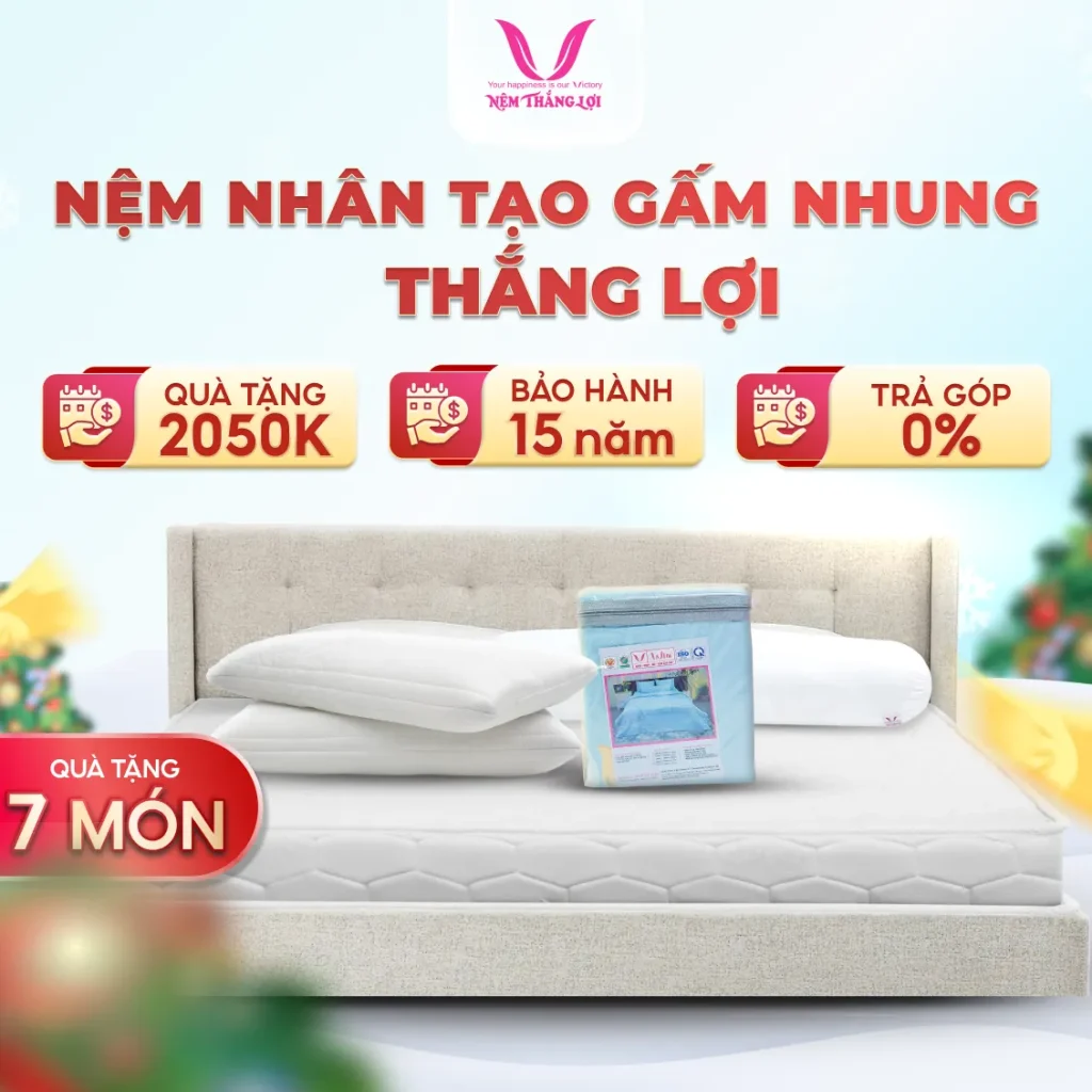Nệm Nhân Tạo Gấm Nhung Thắng Lợi