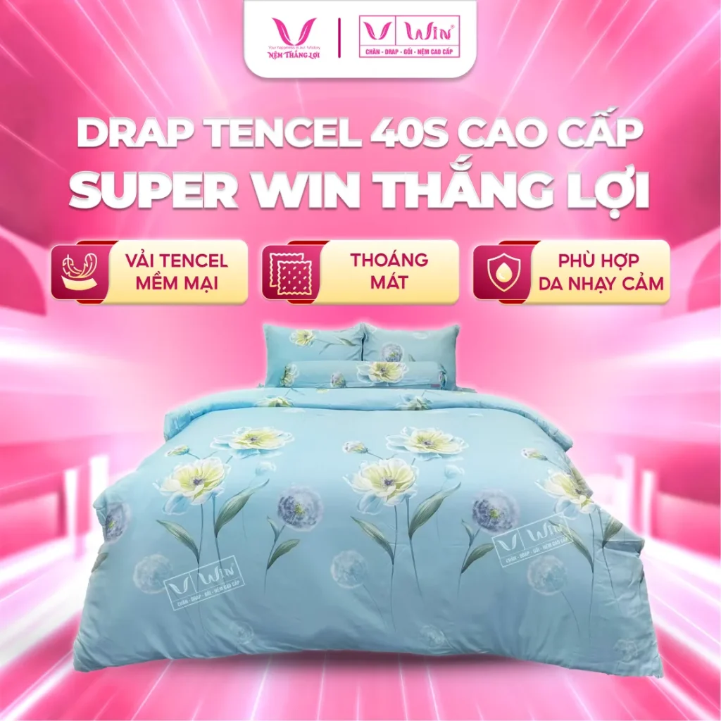Drap Tencel Lụa Cao Cấp Super Win Thắng Lợi