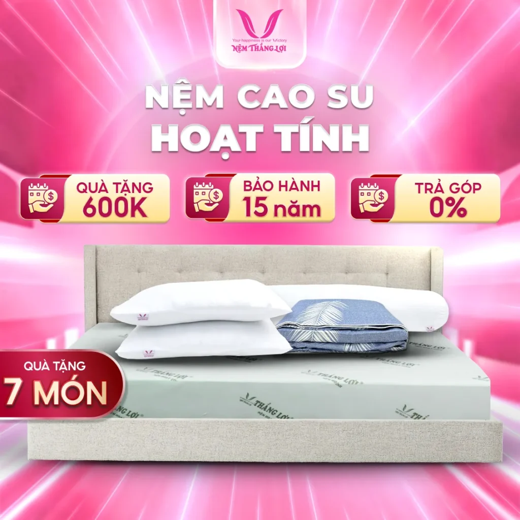 Nệm Cao Su Hoạt Tính Thắng Lợi
