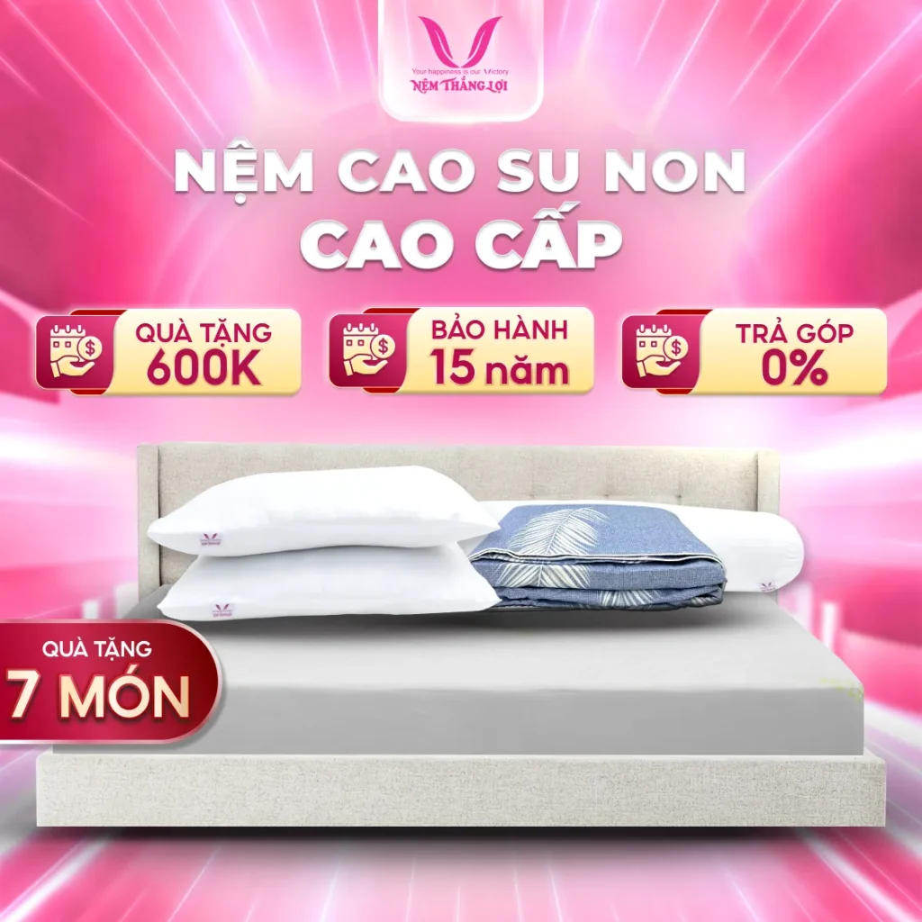 Nệm Cao Su Non Cao Cấp Thắng Lợi