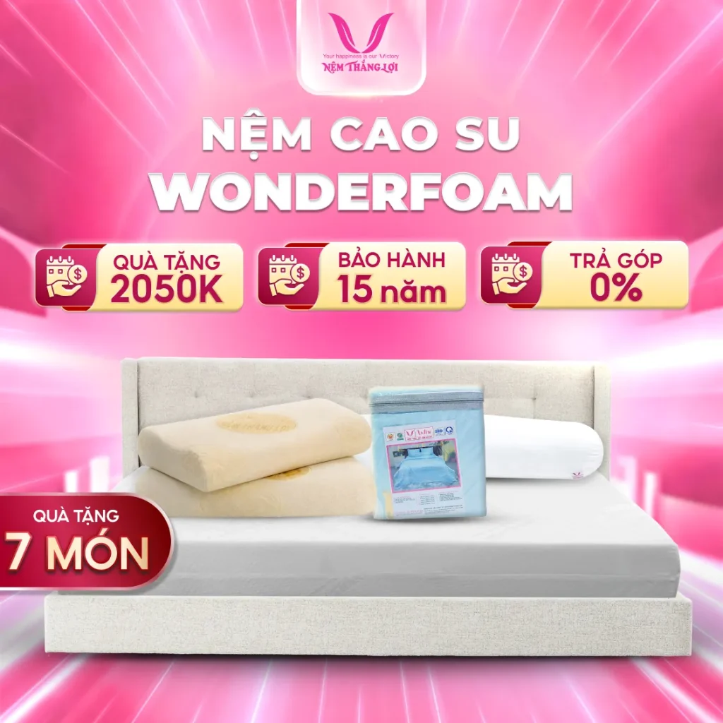 Nệm Cao Su WonderFoam Thắng Lợi