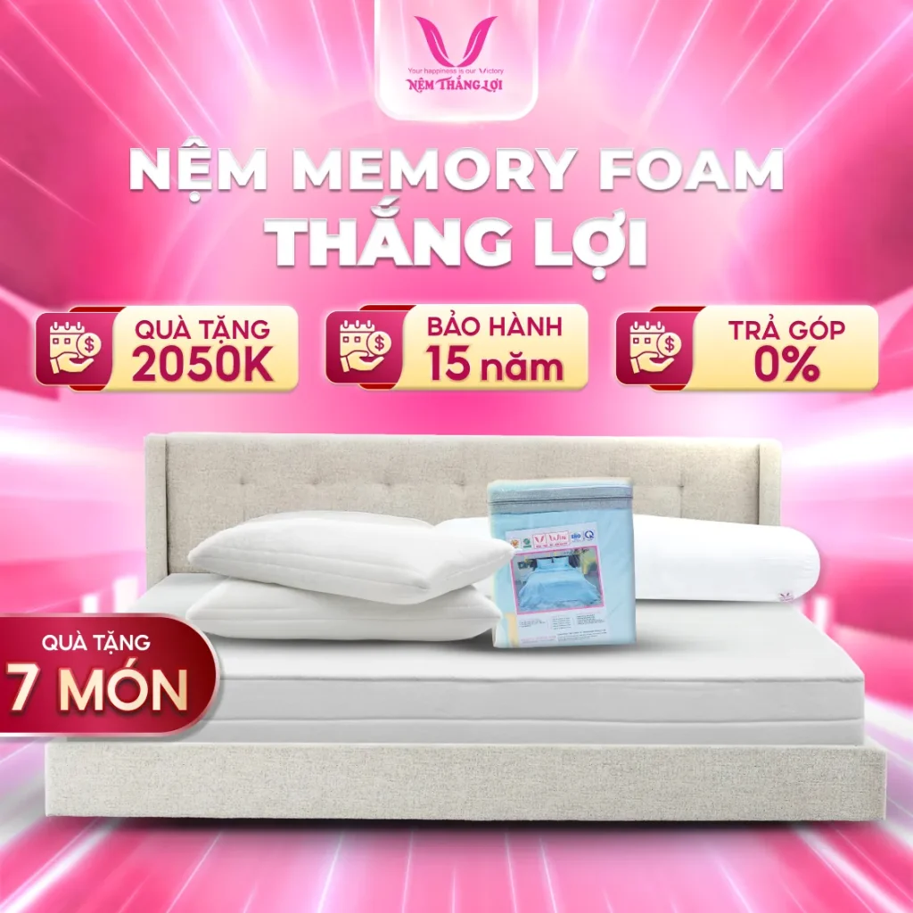 Nệm Memory Foam Thắng Lợi