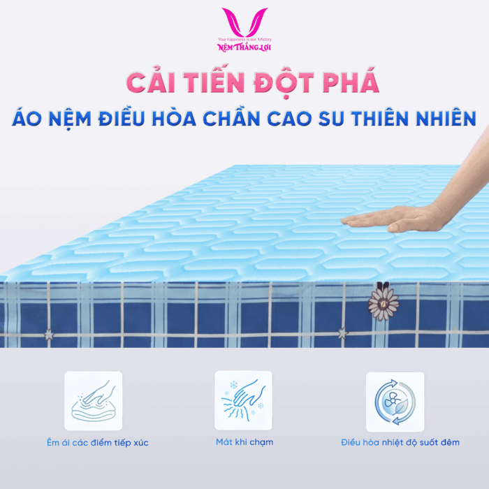 nệm bông ép điều hòa
