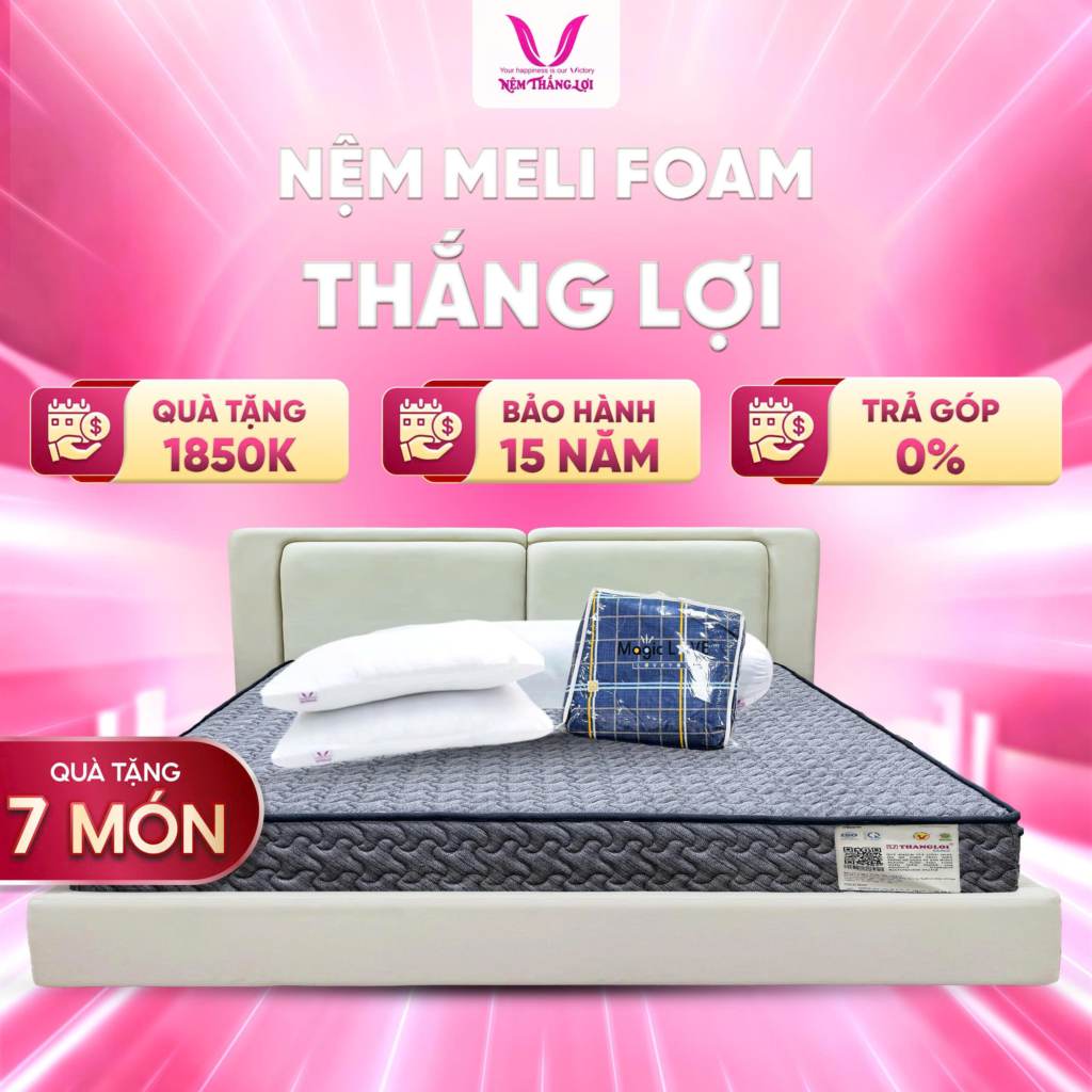 Nệm MeLi Foam Thắng Lợi